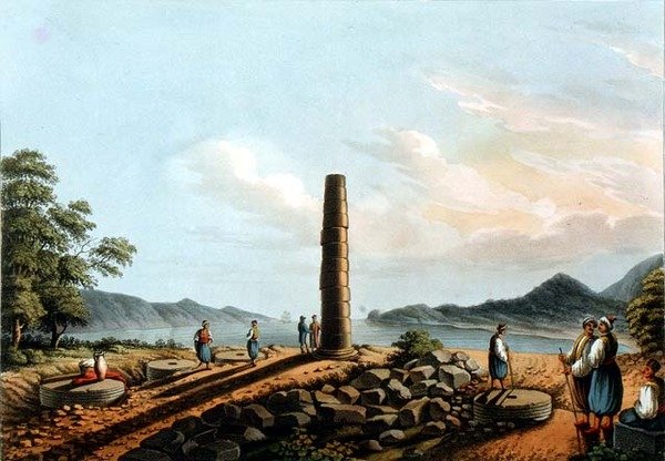 Ruinerne af Juno-templet på Samos, plade 59 fra 