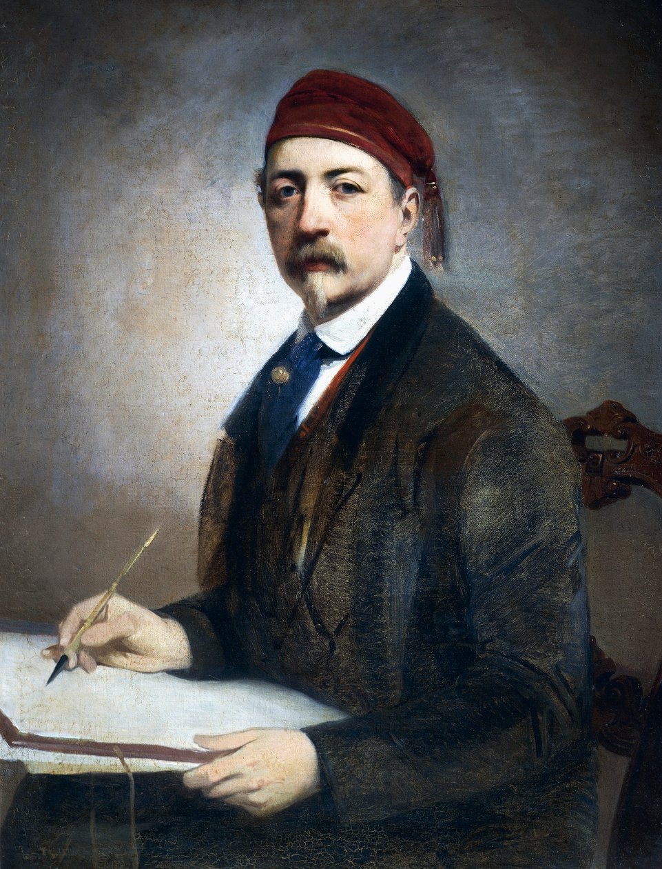 Selvportræt af Luigi Asioli