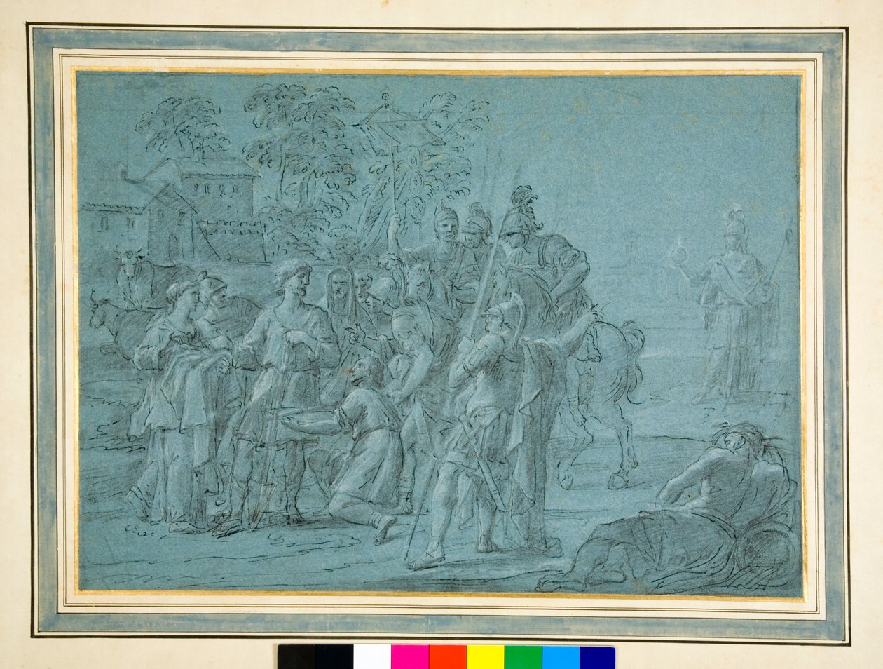 Cincinnatus tilbagekaldt fra ploven af Luigi Garzi