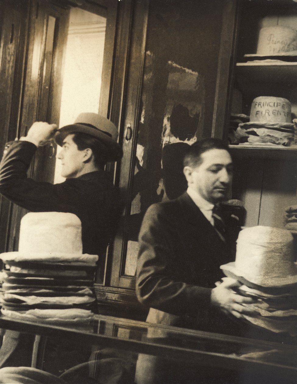 Hattebutik i Firenze af Luigi Leoni