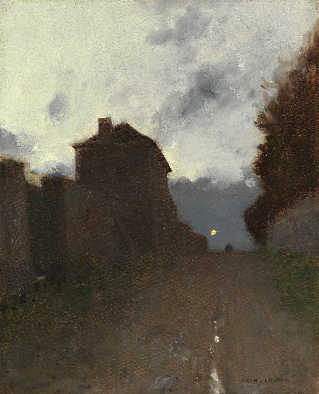 Montmartre i skumringen af Luigi Loir