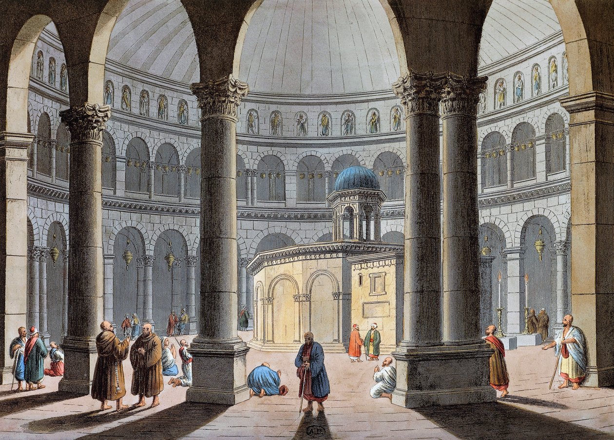 Den Hellige Gravs Kirke, Jerusalem af Luigi Mayer