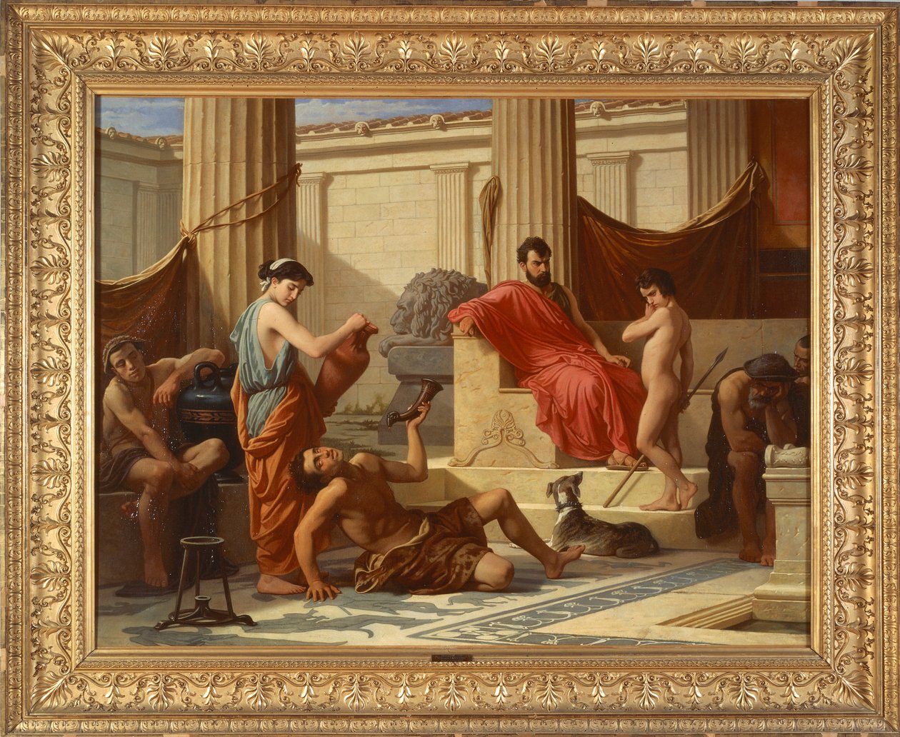 Uddannelse i Sparta af Luigi Mussini