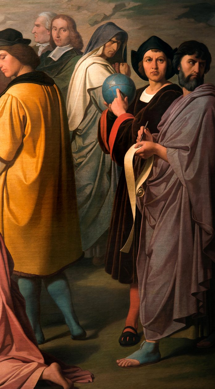 Sandhedens triumf. 1847 olie på lærred af Luigi Mussini