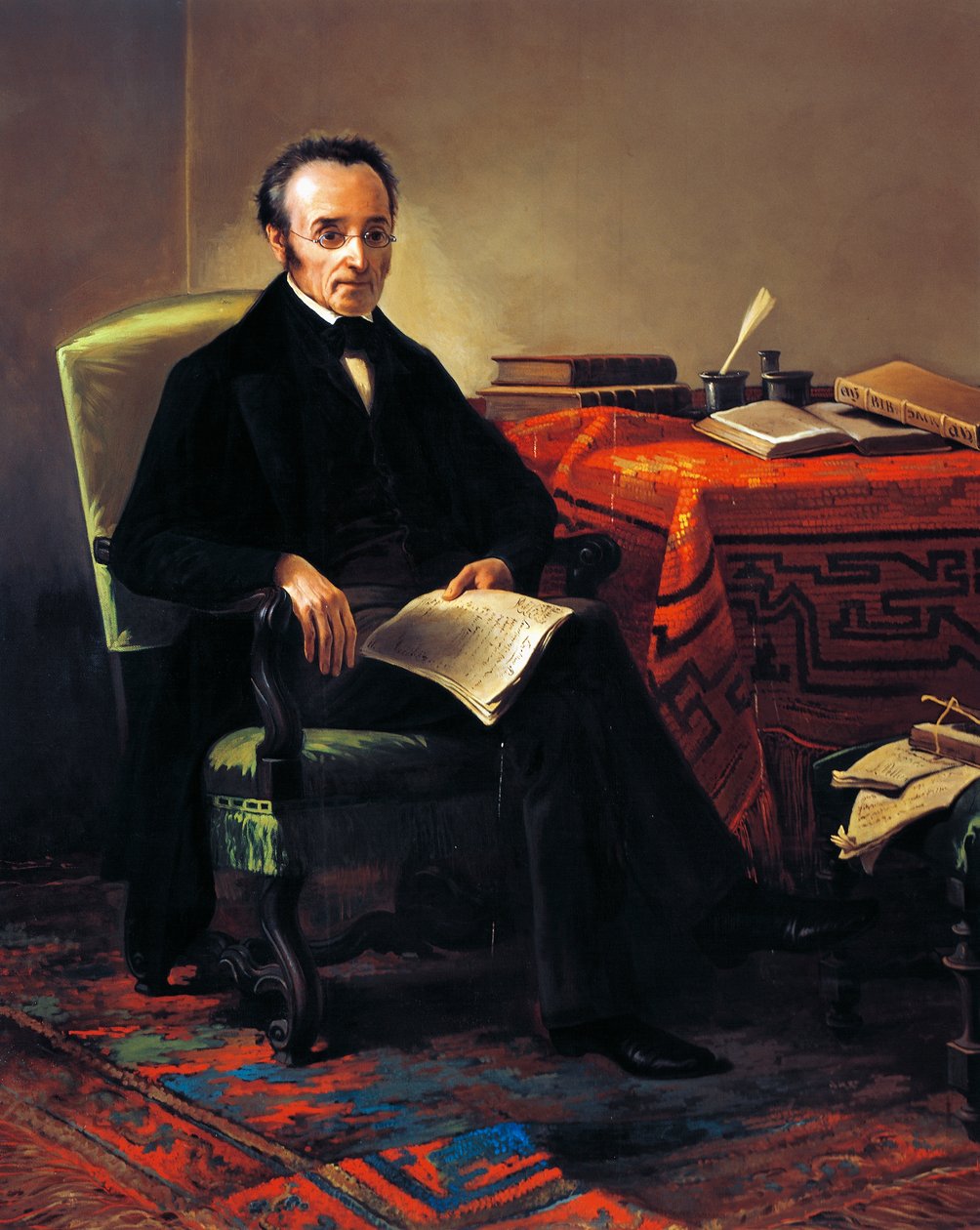 Silvio Pellicon muotokuva (Saluzzo af Luigi Norfini