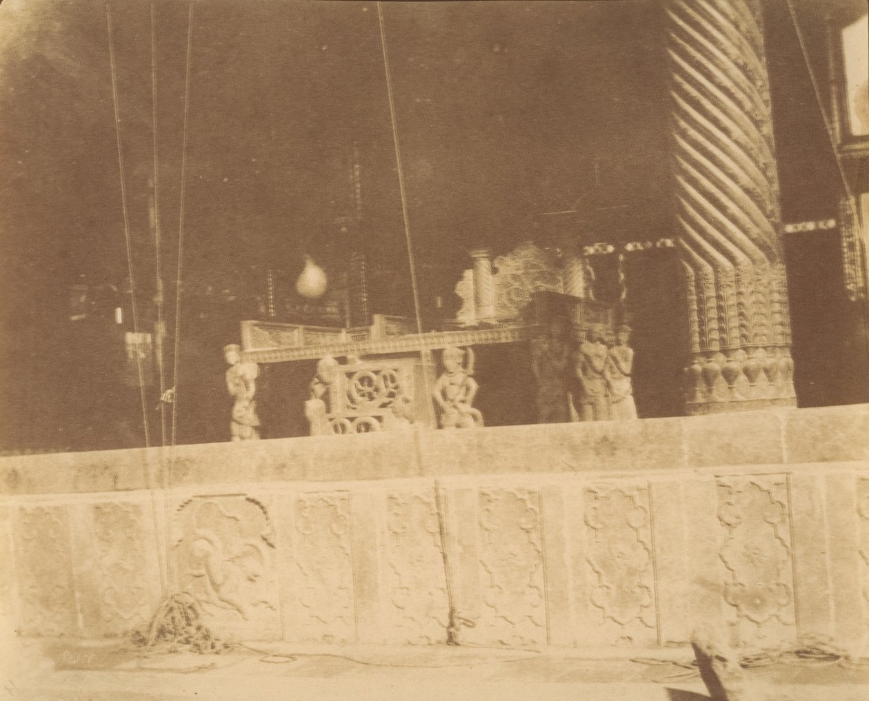 [Golestan Palace, Teheran, Iran] Takht-i Marmor, 1840
