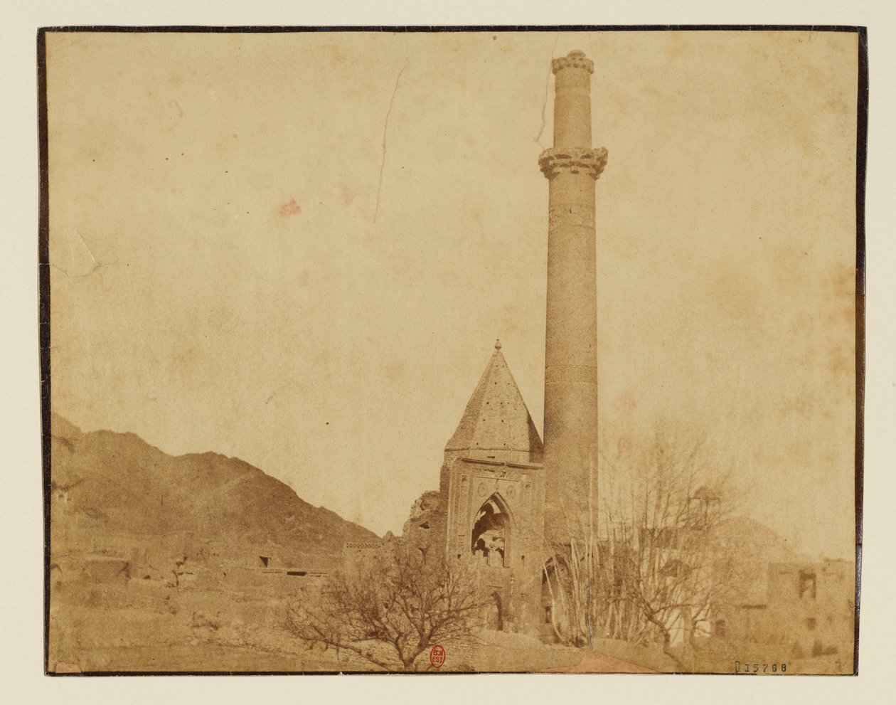 Natanz, minaret fra Khanaqah, Zabed Al-Samad af Luigi Pesce