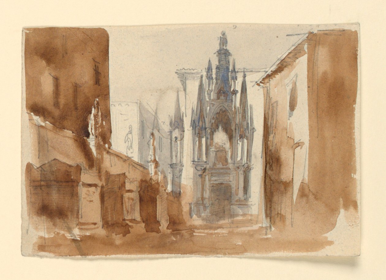 Scenedesign, grav i monumental form af Luigi Ricci