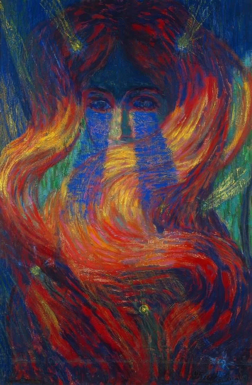 Chioma (Tinas hår) af Luigi Russolo