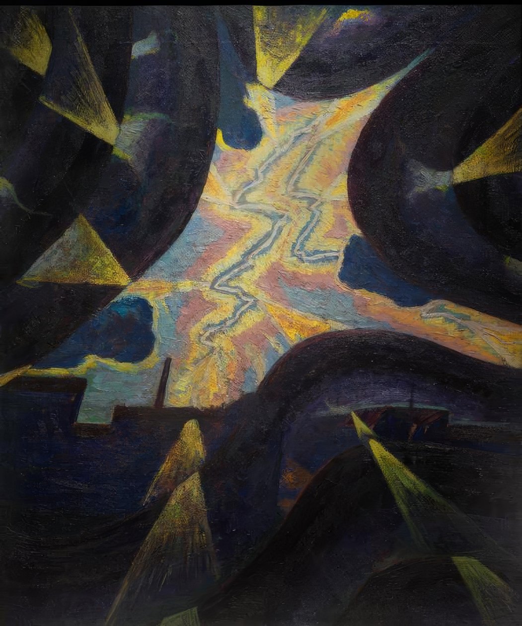 Kraftlinjer / lynets kraft af Luigi Russolo