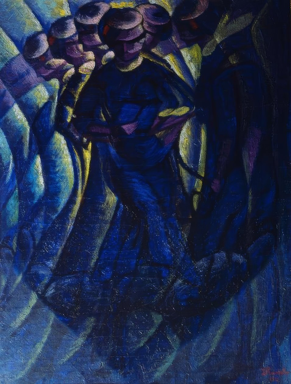 L.Russolo, en kvindes bevægelser af Luigi Russolo