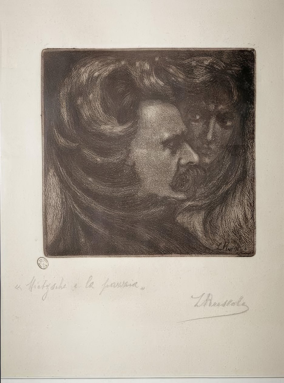 Nietzsche og galskab af Luigi Russolo