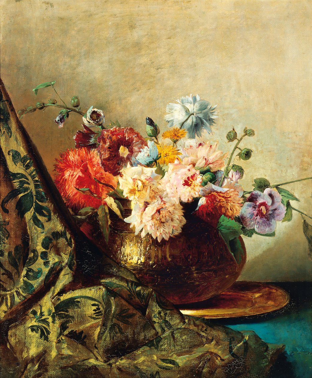 Blomster af Luigi Scrosati (1814-1869) af Luigi Scrosati