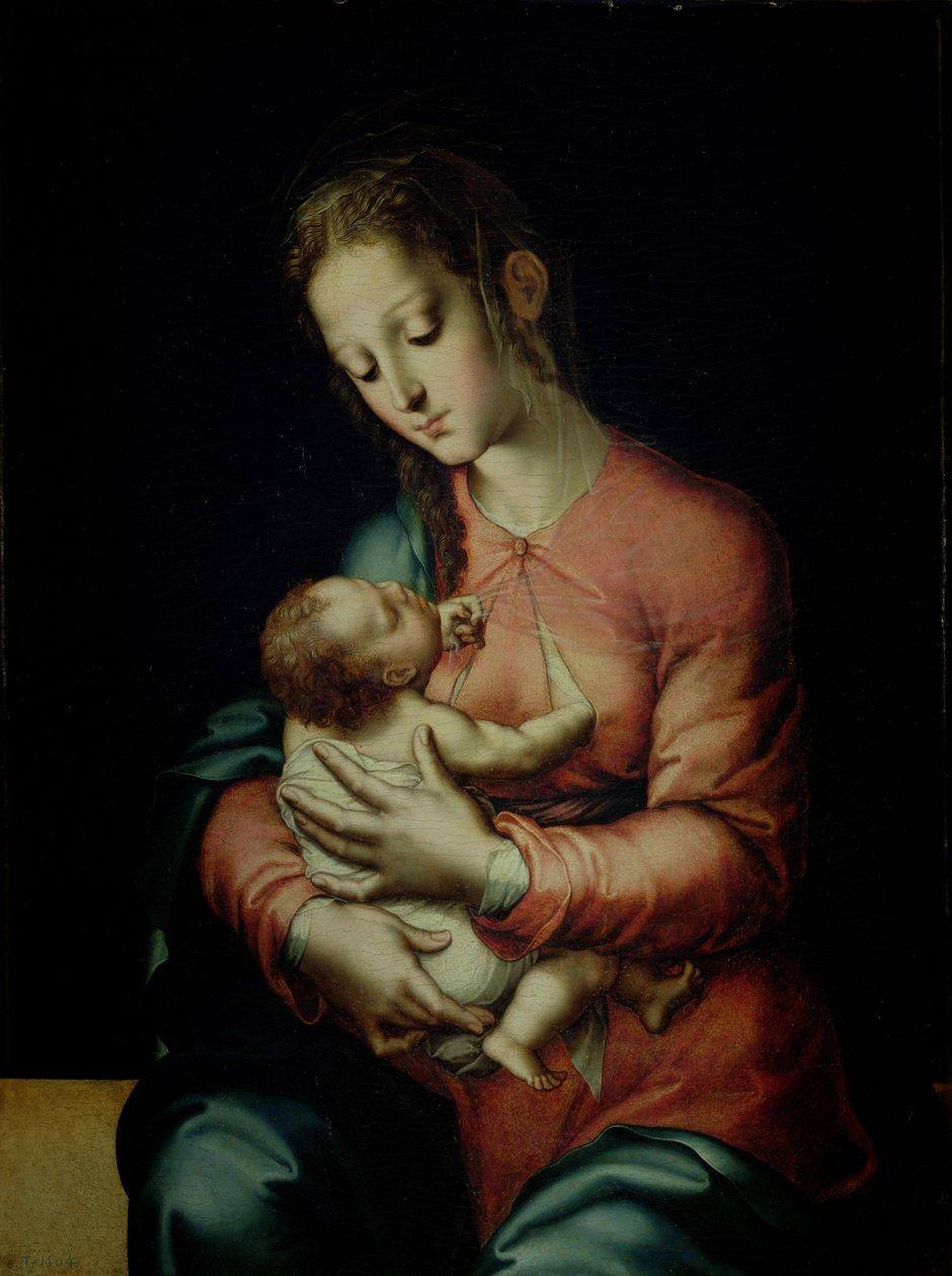Jomfruen og Barnet af Luis de Morales