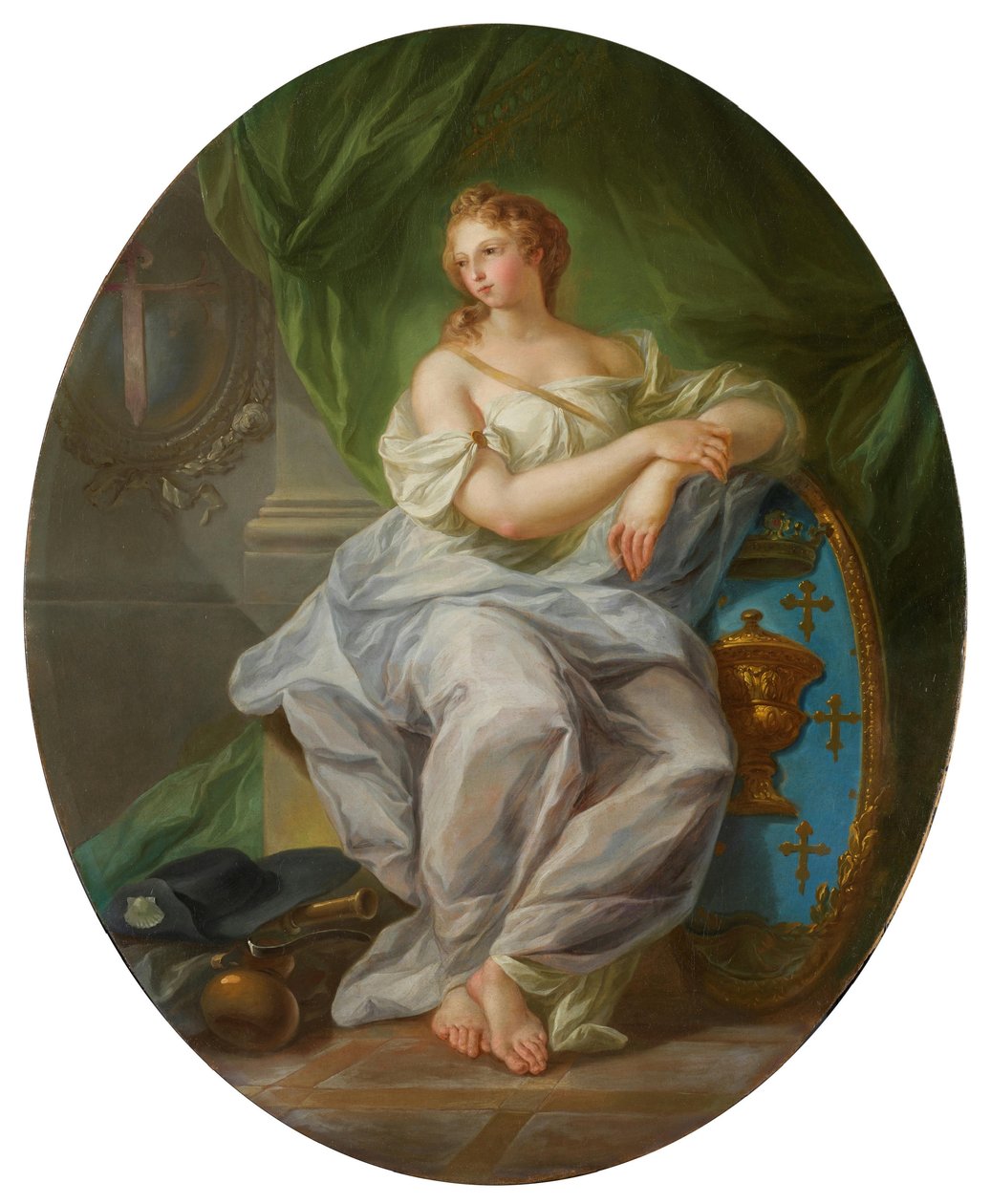 Allegori over Galicien - Luis Paret Alcázar (1789) af Luis Paret y Alcazar
