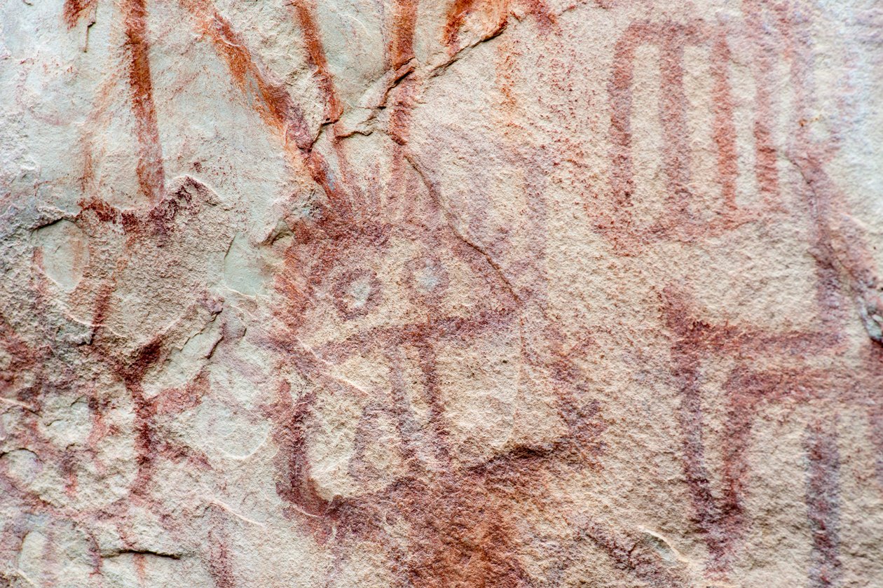 Pictography, Faical, San Ignacio, Cajamarca, Peru, 2015. af Luis Rosendo.