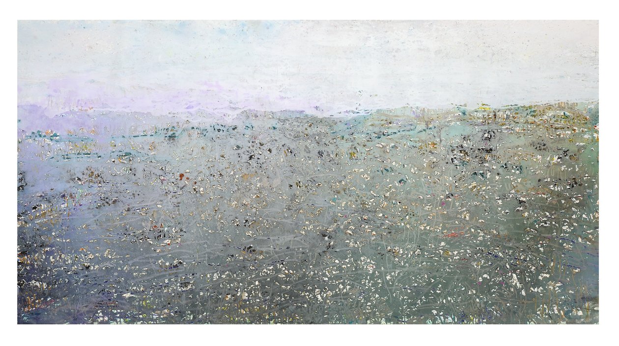 Efterår, 2010, (blandet medier på papir) af Luke Elwes