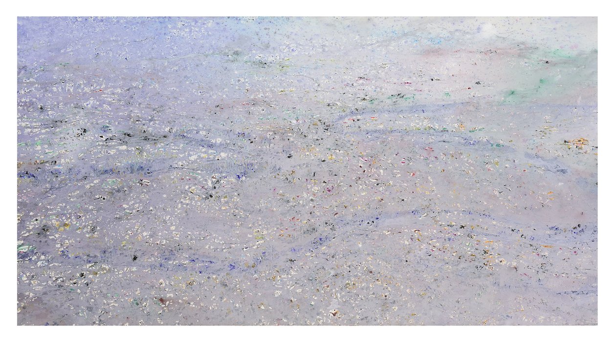 Vinter, 2011, (blandet medier på papir) af Luke Elwes