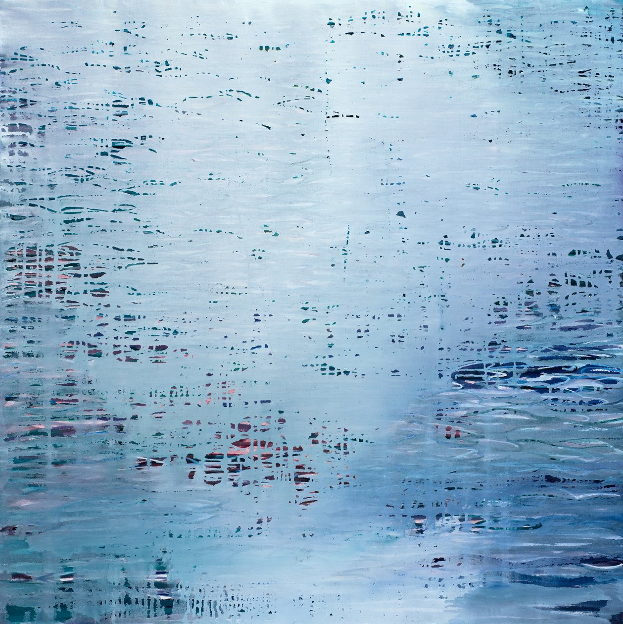 Ganga 11, 2018 (olie på lærred) af Luke Elwes