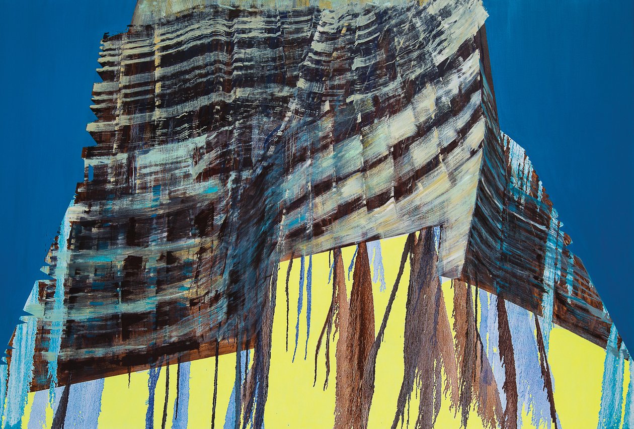 Work in Progress IV, 2014 (olie på lærred) af Luke M Walker