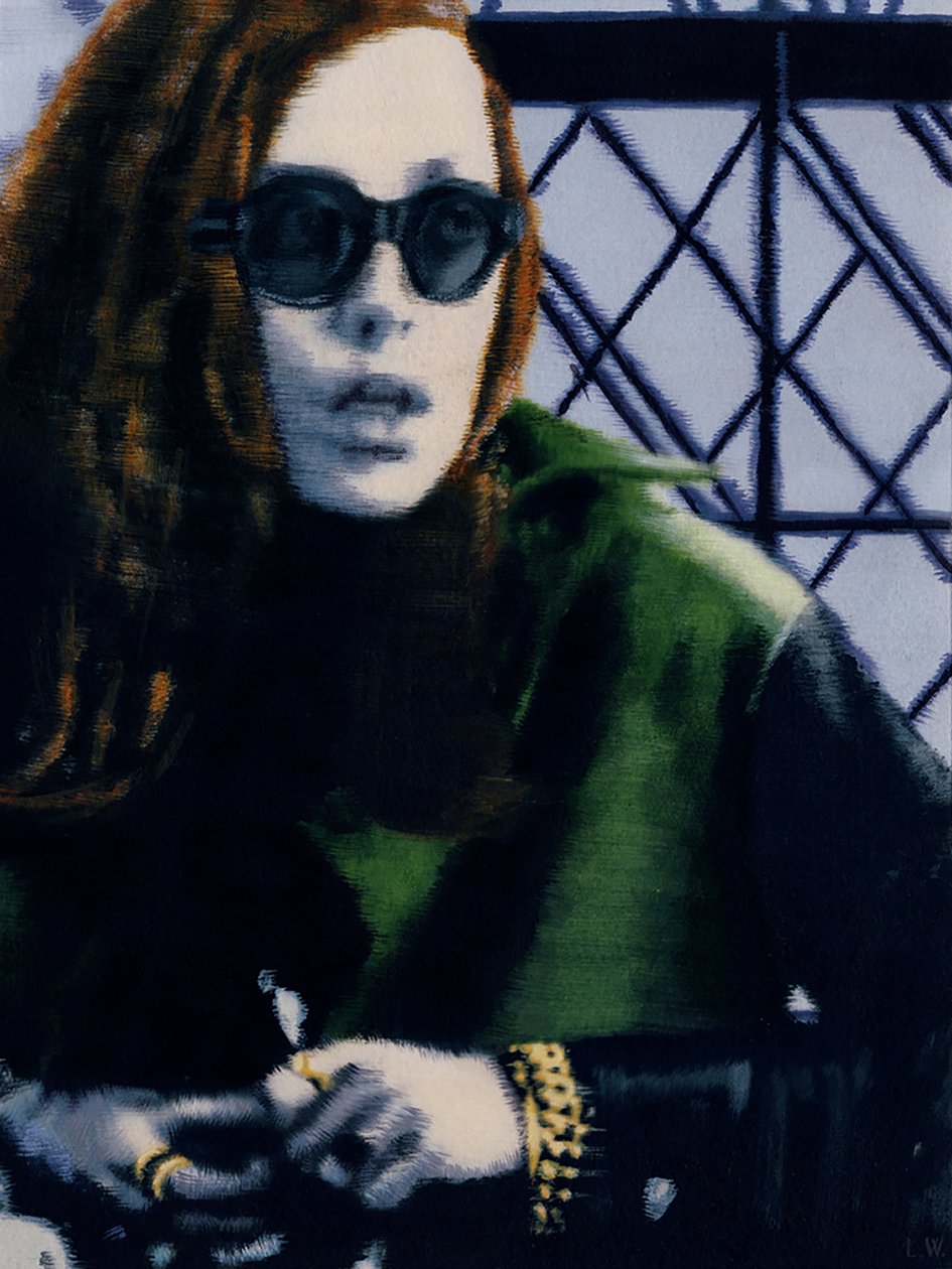 Jess, ca. 2012 (akrylmaling på papir) af Luke Waller