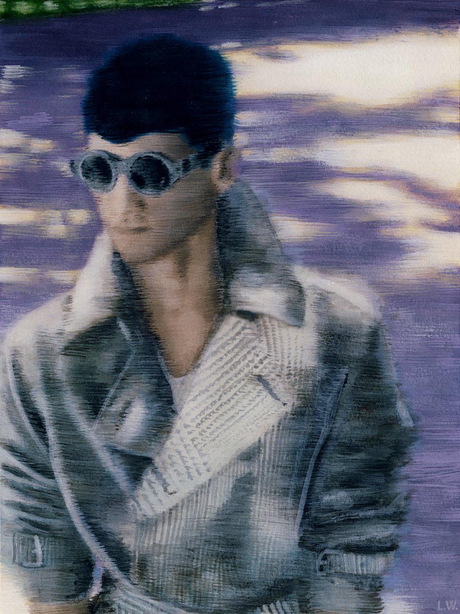 Mikey, ca. 2012 (akrylmaling på papir) af Luke Waller