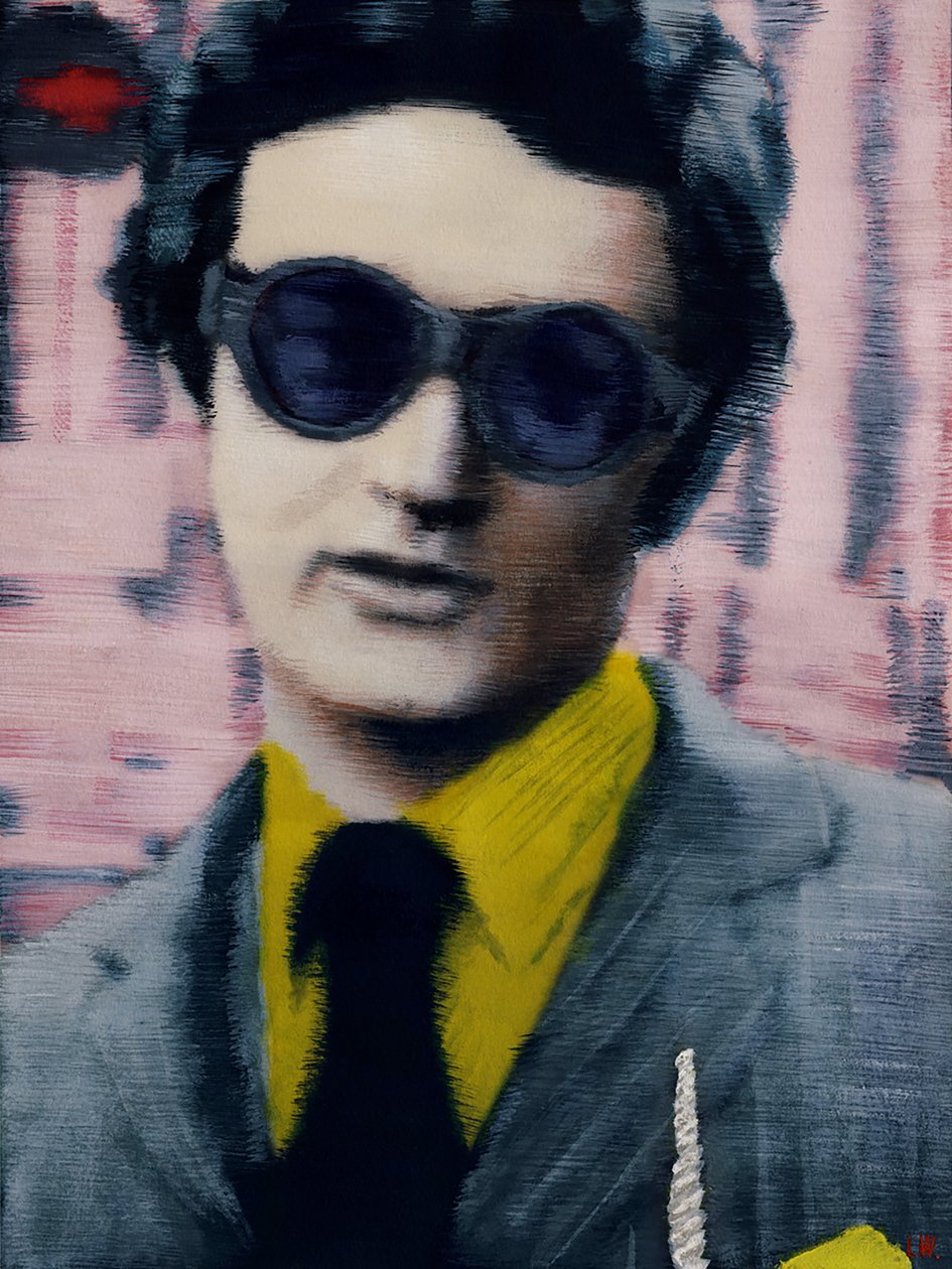 Nathan, ca. 2012 (akrylmaling på papir) af Luke Waller