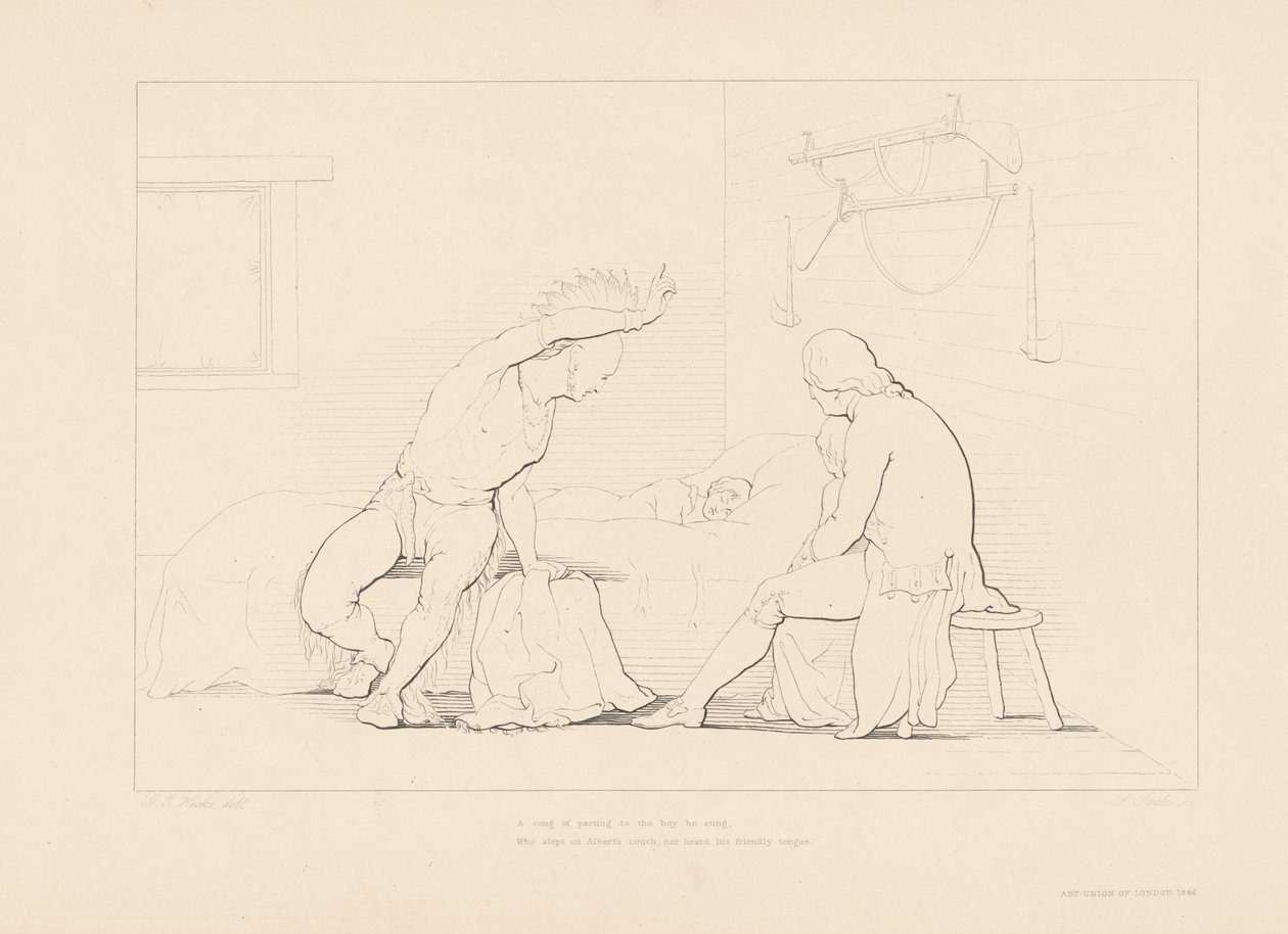 En sang om afsked med drengen, han sang af Lumb Stocks, after George Elgar Hicks