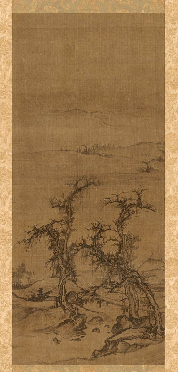 Bærer en Qin på besøg, 1271-1368. af Luo Zhichuan