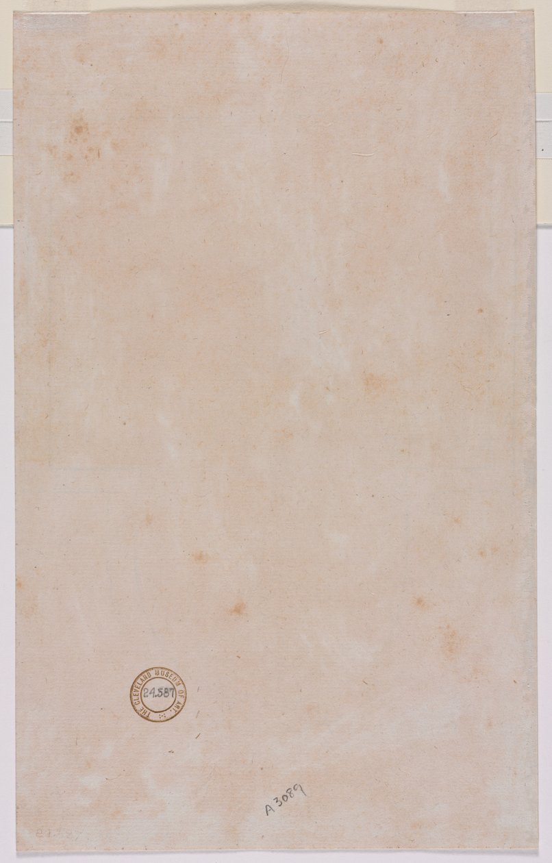 Arkitektonisk plan verso, midten af 1500-tallet. af Luzio Romano