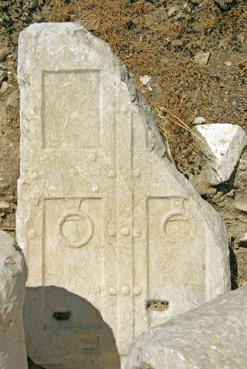 Udskåret døråbning, Xanthos, Tyrkiet af Lycian