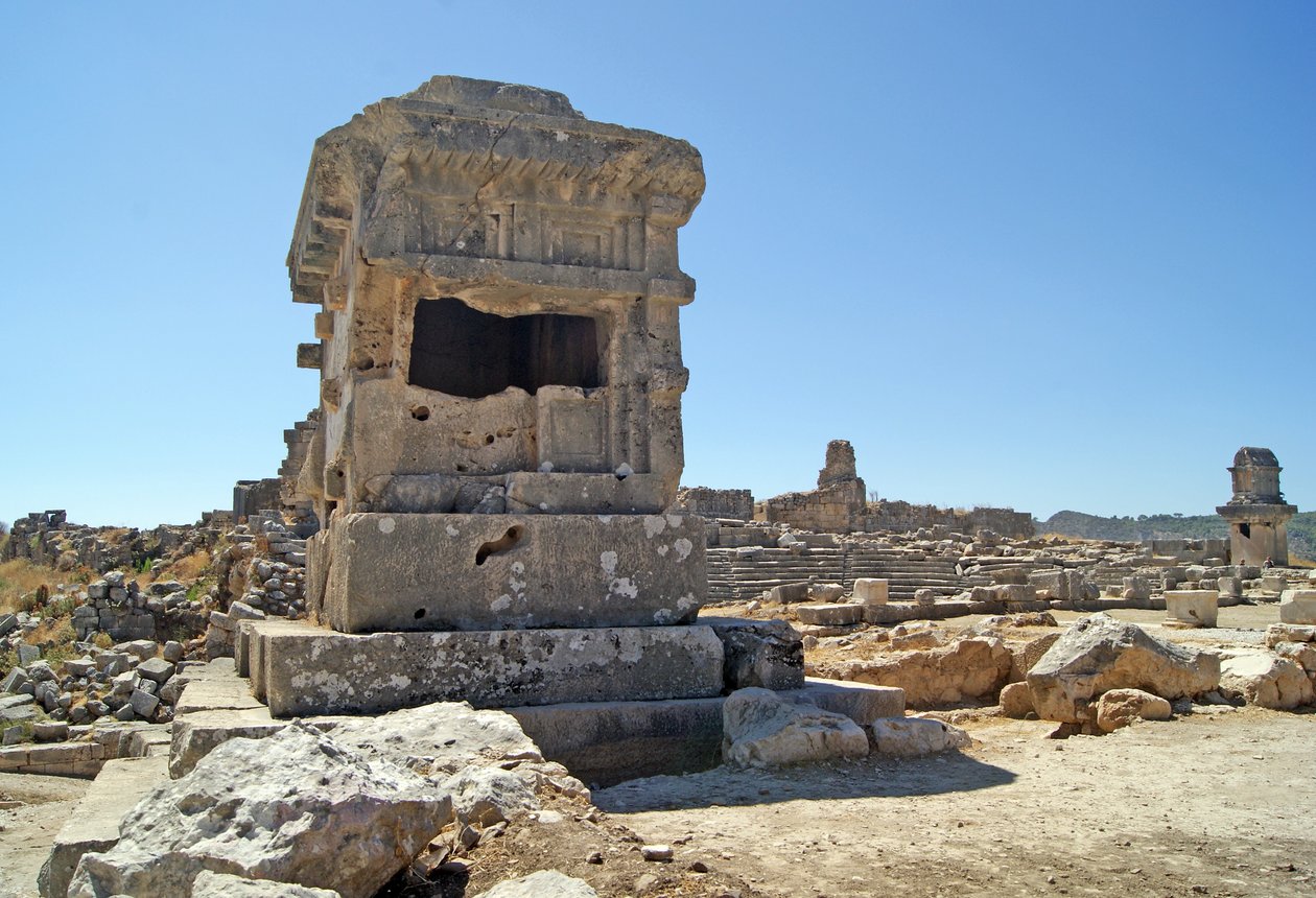 Søjlegrav, Xanthos, Tyrkiet af Lycian