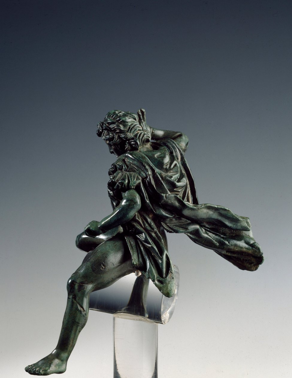 Græsk kunst: "" Kongen af Macedoine Alexander den Store (356-323 f.Kr.) til hest"" Bronzeskulptur af Lysipus af Sicyone (395-305 f.Kr.) 4. århundrede f.Kr. Rom Museo Nazionale di Villa Giulia Italien af Lysippos (attributed to)