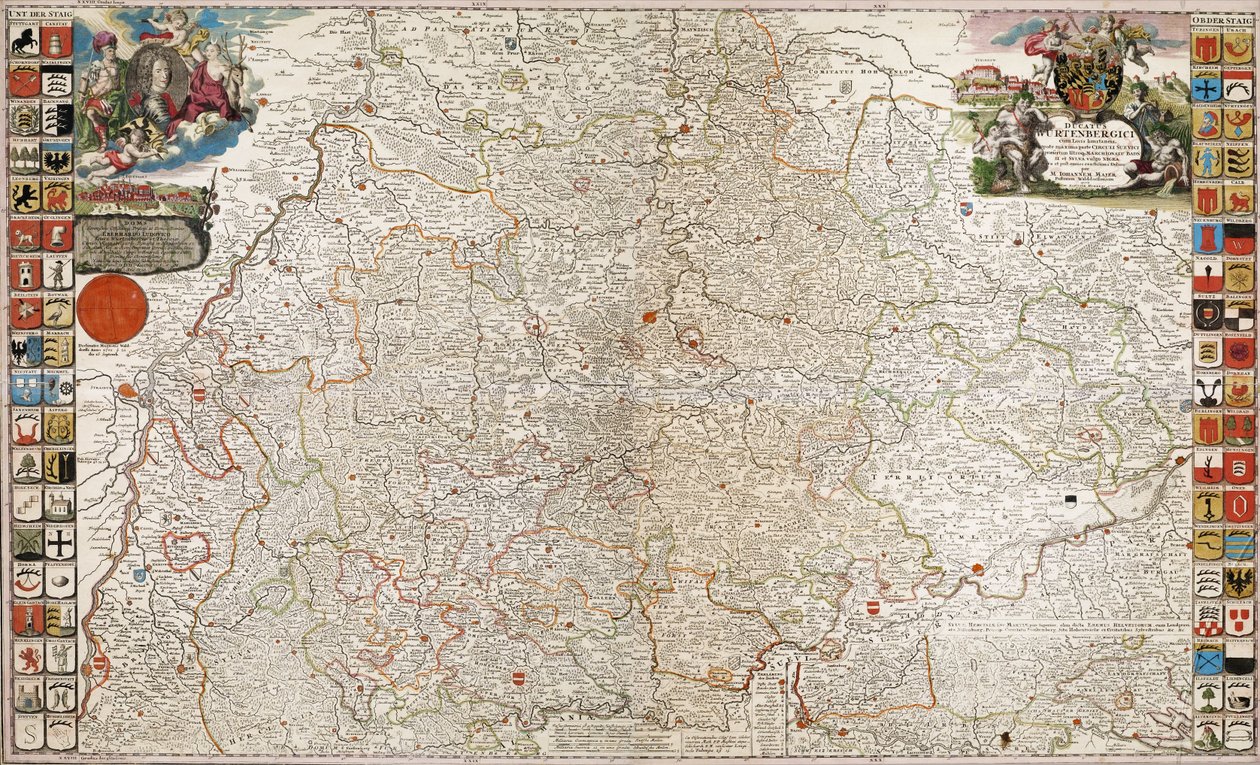 Hertugdømmet Wurtenberg af M. Johann Majer derivative work