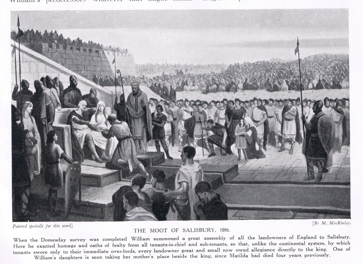 Moot i Salisbury AD1086, 1920