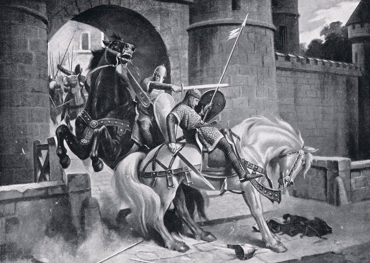 Kampen mellem William og Robert ved Gerberoy AD1079, 1920