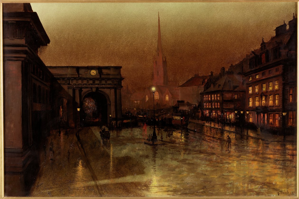 Hovedbanegården, Newcastle upon Tyne af M. Norman