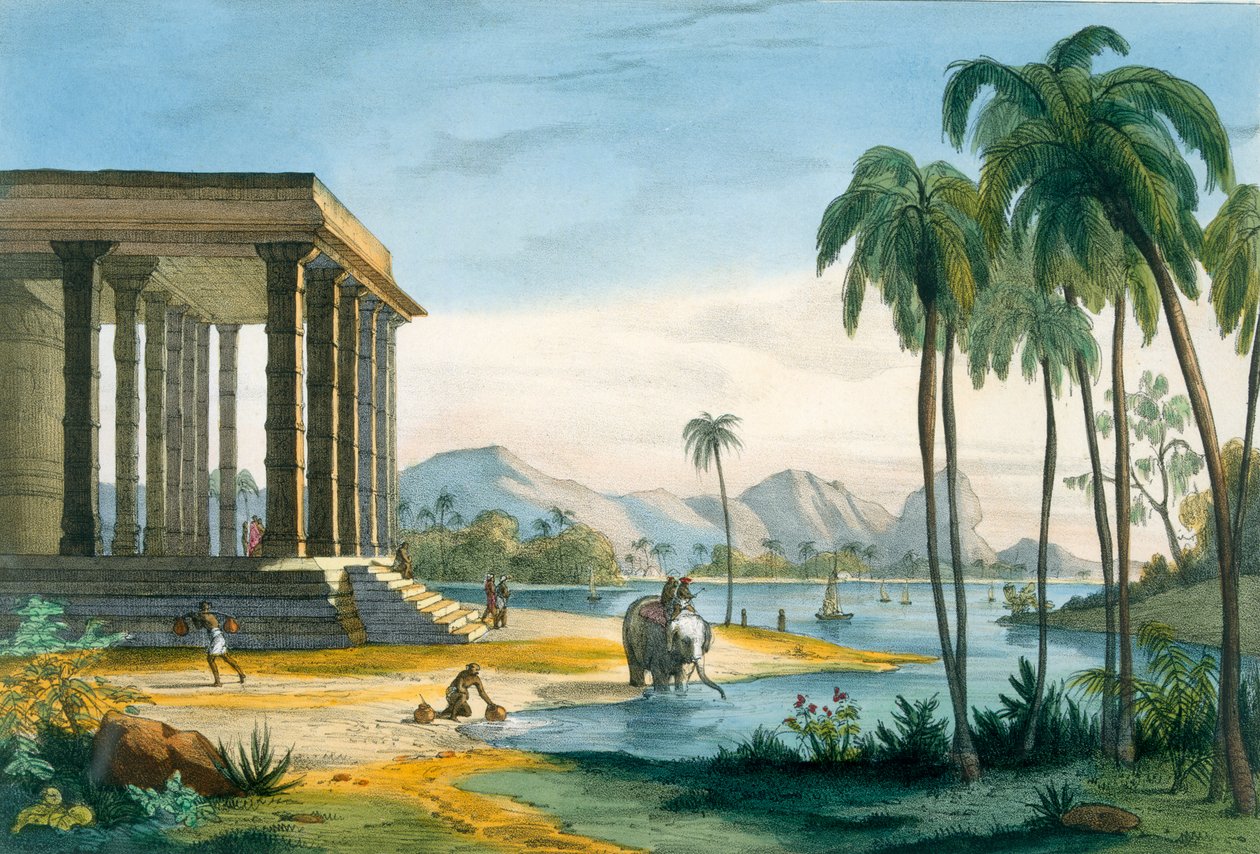 A View of Tinnevely, illustration fra 