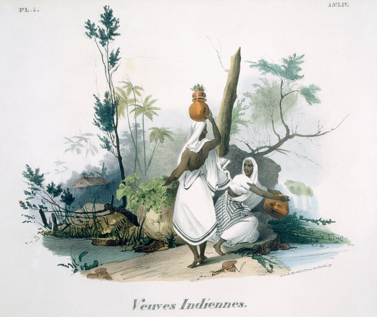 Indiske enker, 1827-35 af M.E. Burnouf