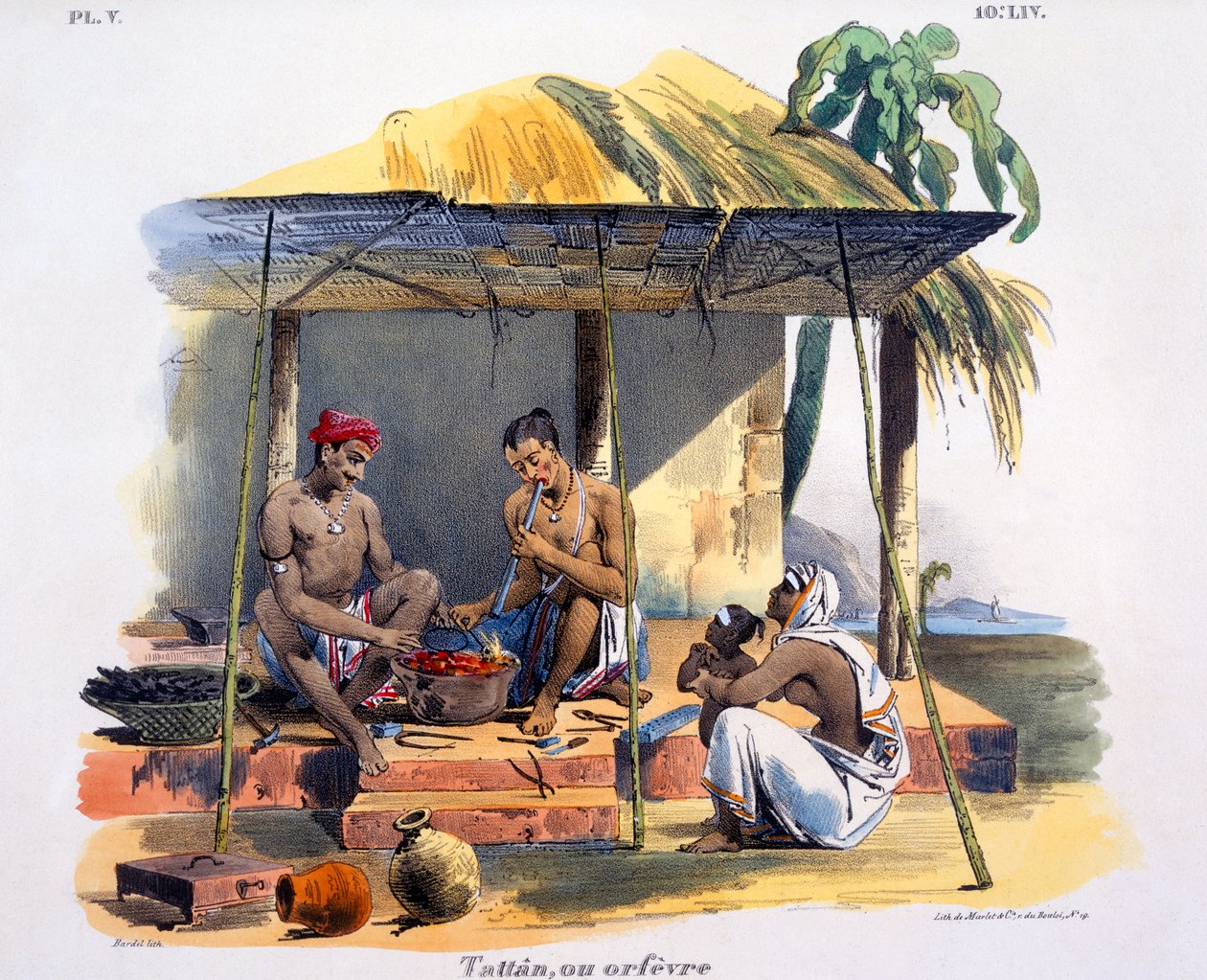 Smith eller metalarbejder, 1827-35 af M.E. Burnouf