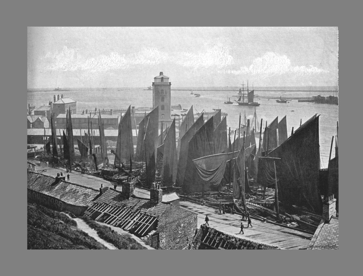 Low Light, North Shields, c1900 af M. Aunty