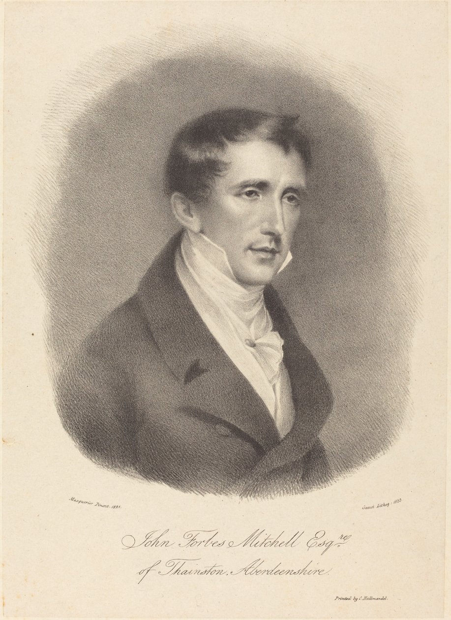 John Forbes Mitchell af M. Gauci after John James Masquerier