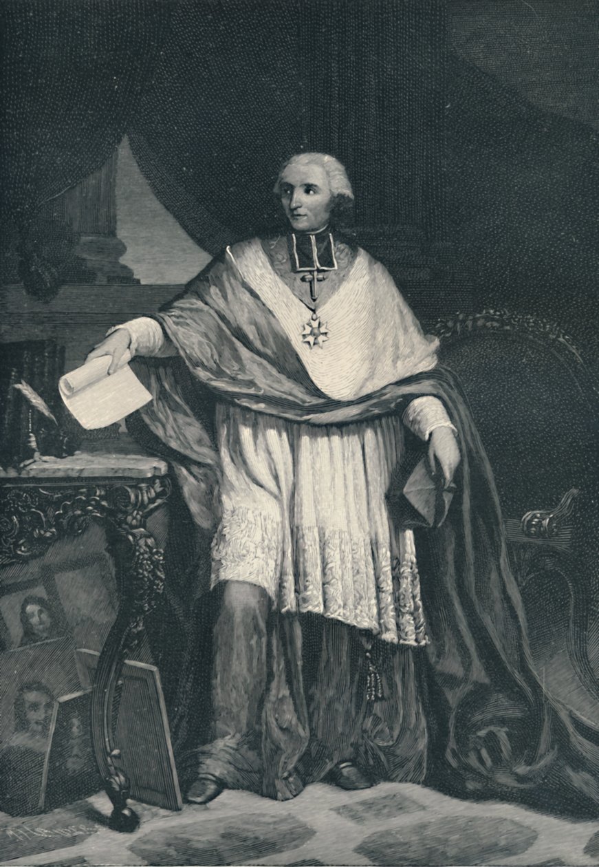 Kardinal Joseph Fesch, c1830, 1896 af M. Haider