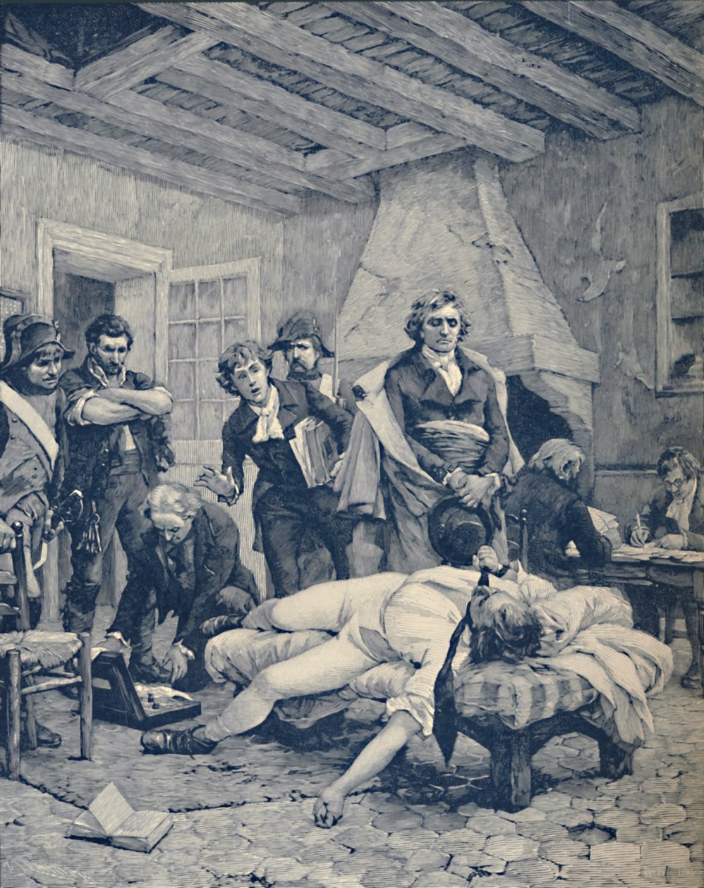 Pichegrus død, 1804, 1896 af M. Haider