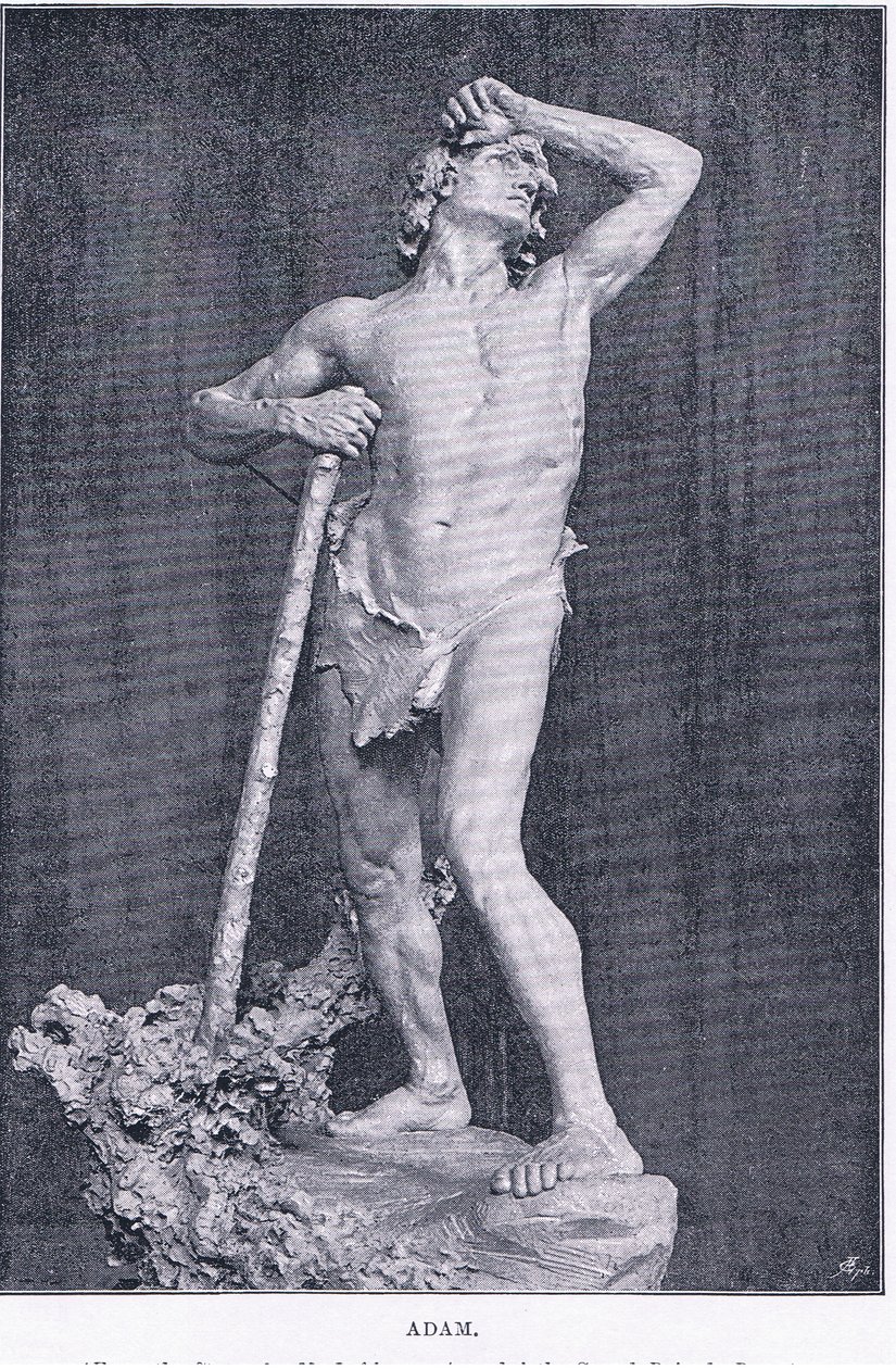 Adam, fra The Magazine of Art 1893, Cassell and Company af M. Lavergne