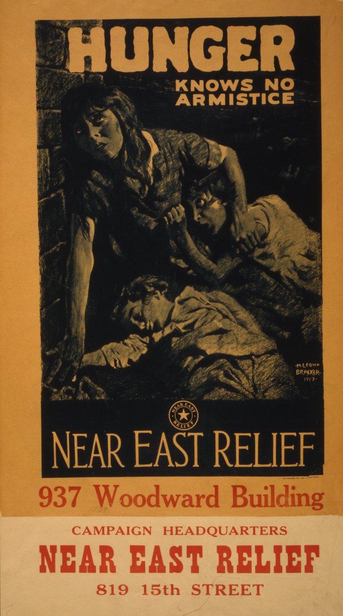 Sult kender ingen våbenhvile - Near East Relief, 1919 af M. Leone Bracker