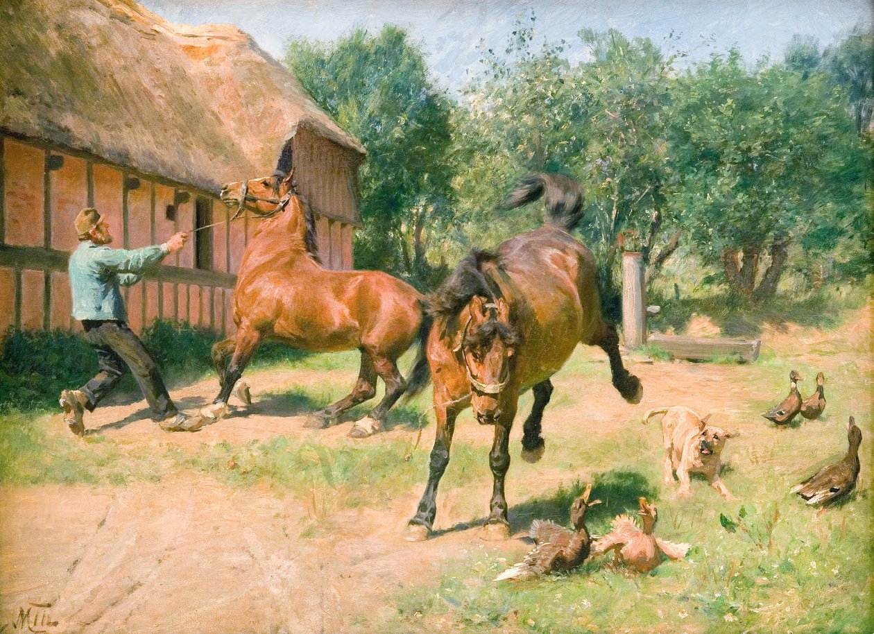 Kåde heste af M. Therkildsen