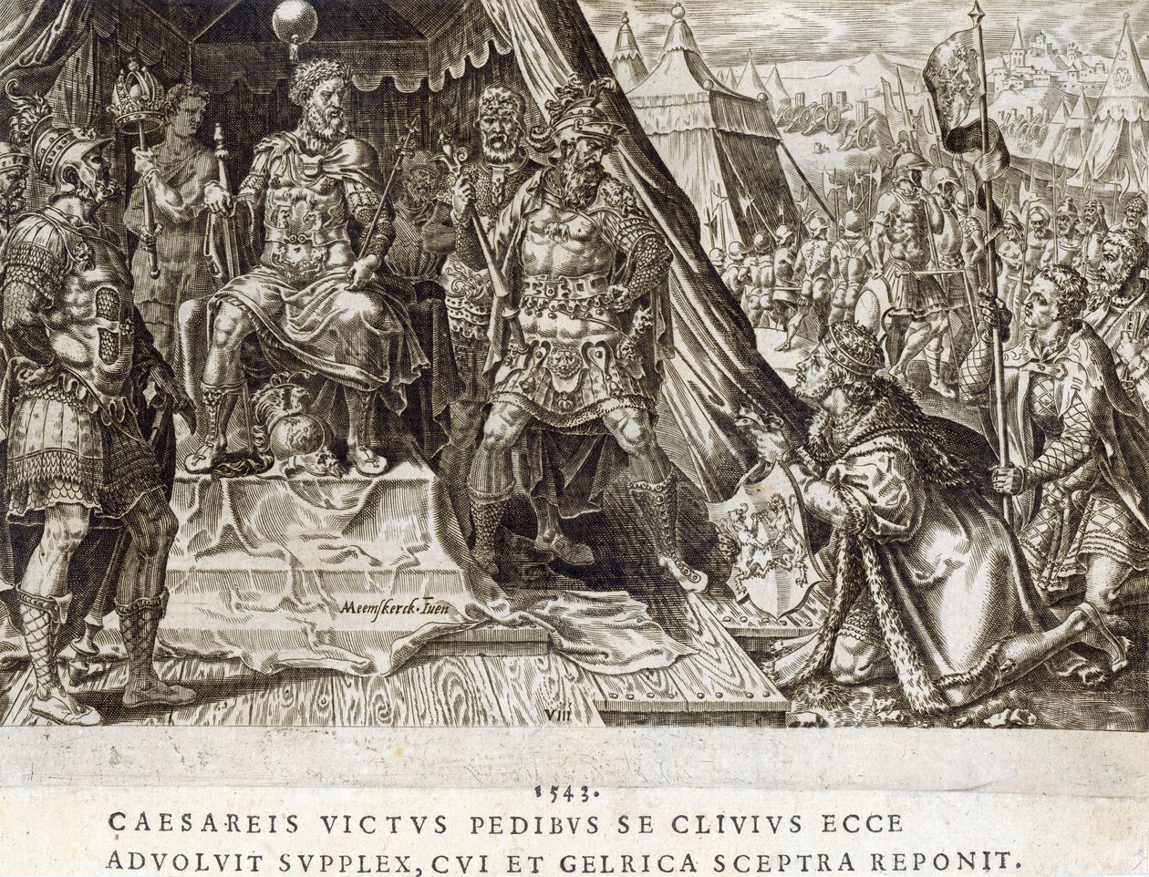 Vilhelm II, hertug af Cleves, underkastelse i 1543, plade 8 fra 