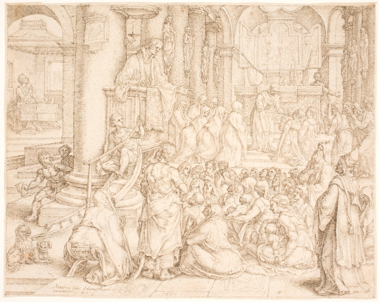 Panem nostrum (vores (daglige) brød) af Maarten van Heemskerck
