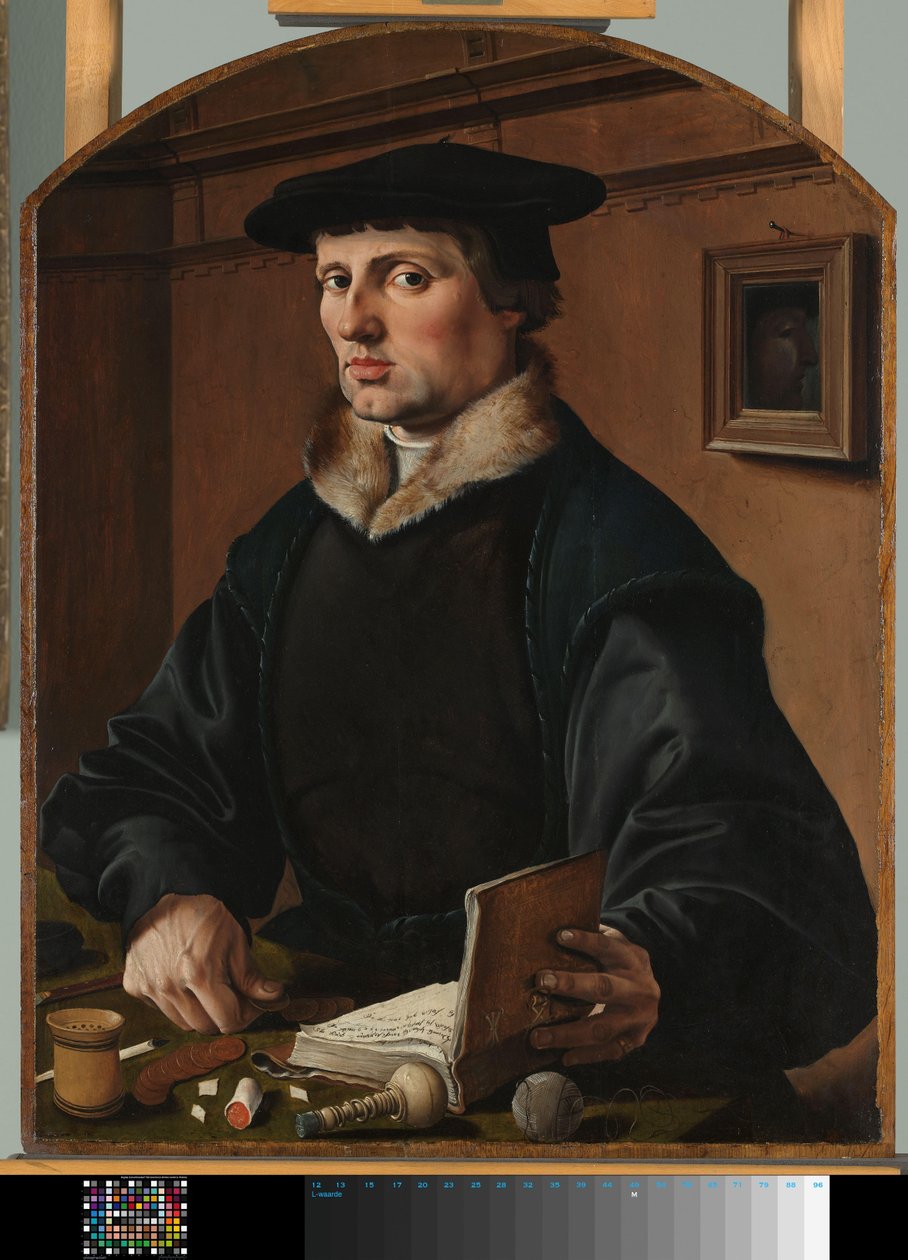 Portræt af en mand, muligvis Pieter Gerritsz Bicker Portræt af en mand af Maarten van Heemskerck
